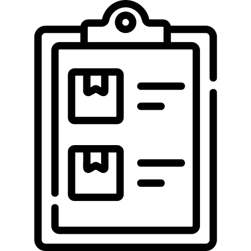 Check list criteria checking clipboard icon