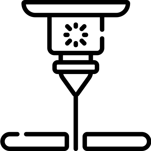 Laser technology pointer electronics icon