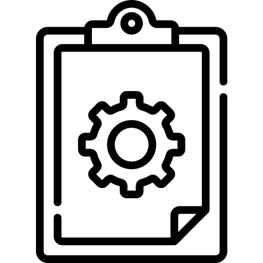 Plan plan cogwheels planning icon