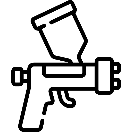 Spray gun spray paint paint tool icon