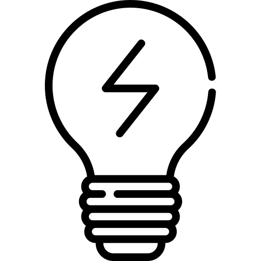 Electricity illumination electricity invention icon