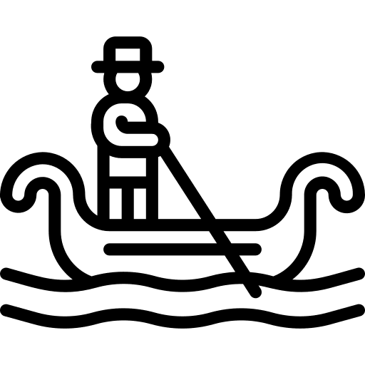 Venice ocean ship sailboat icon