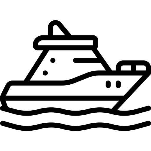 Yacht miscellaneous ocean boat icon