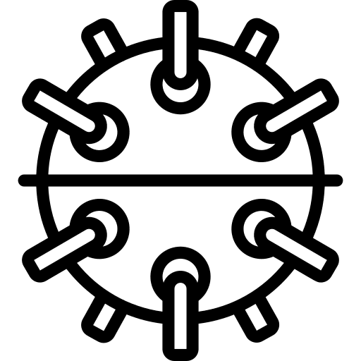 Mine boat sailboat mine icon