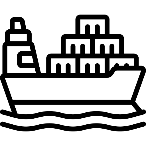 Ship transportation sailboat marine icon