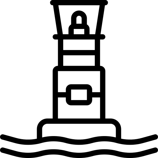 Buoy boat sailboat marine icon