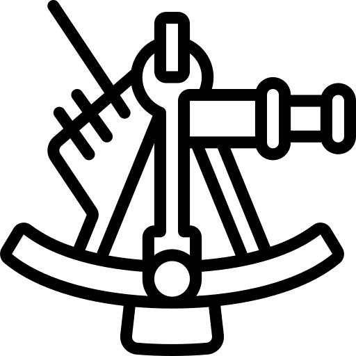 Directions boat ship sea icon