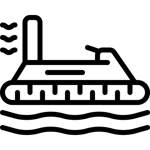 Hovercraft miscellaneous hovercraft sea icon