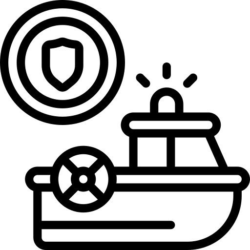 Guard ocean ship sea icon