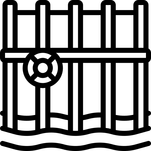 Harbour sea marine ship icon