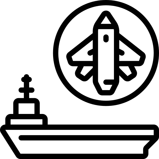 Navy ship boat marine icon