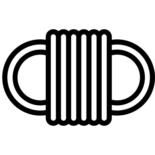 Rope string boat marine icon