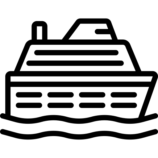 Ship sailboat marine sea icon