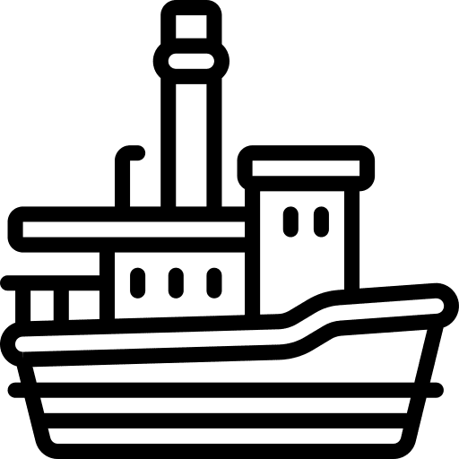 Steam ocean transportation steam icon