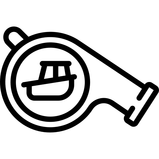 Whistle miscellaneous sea marine icon