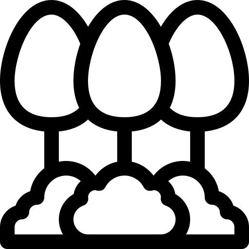 Forest wood highlight stories nature icon