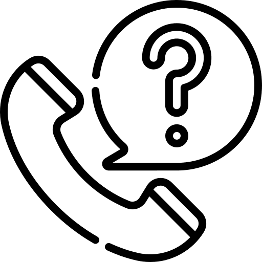 Call center agent request electronics phone contact icon