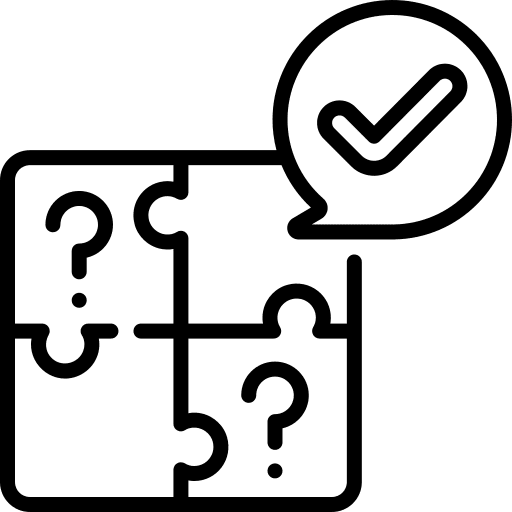 Puzzle business jigsaw money icon