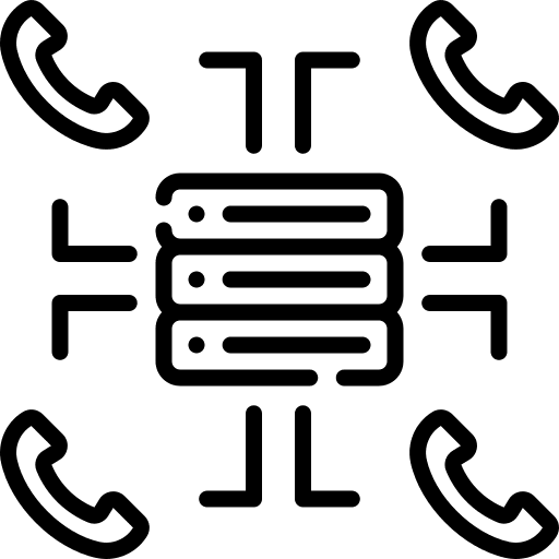 Call center call center server internet icon