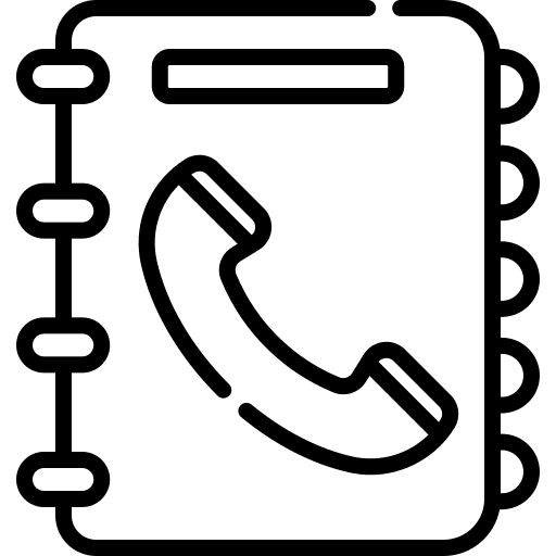 Phonebook communications phonebook commerce and shopping icon