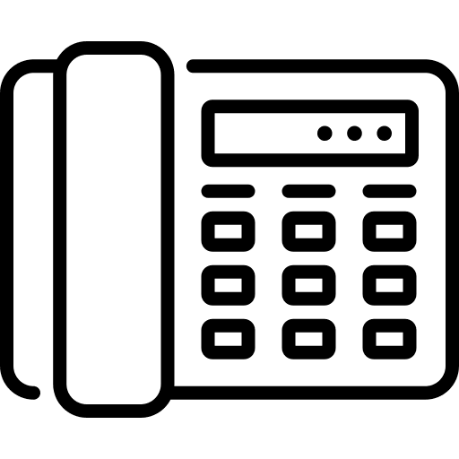 Telephone phone set old phone commerce and shopping icon