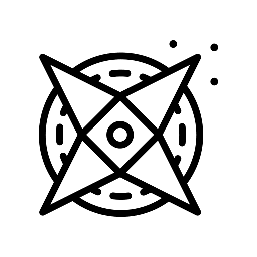 Compass arrows maps and location compass icon