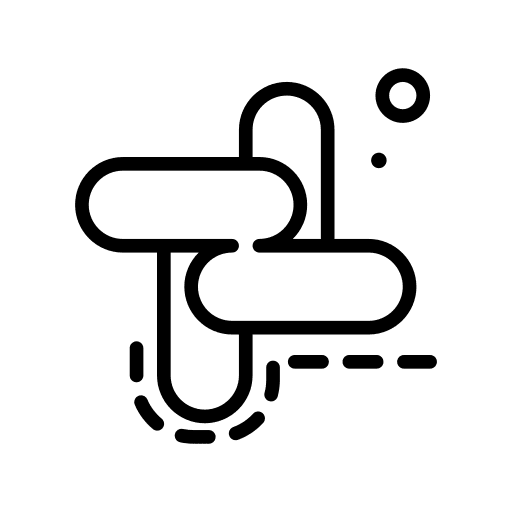 Direction abstract shapes and symbols shape icon