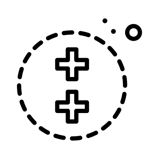 Plus shapes and symbols circle add icon