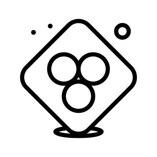 Circles sign circles abstract icon