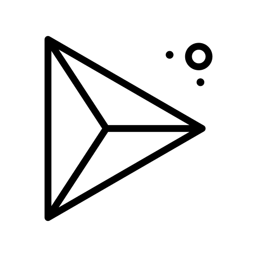 Triangle multimedia option play button play icon