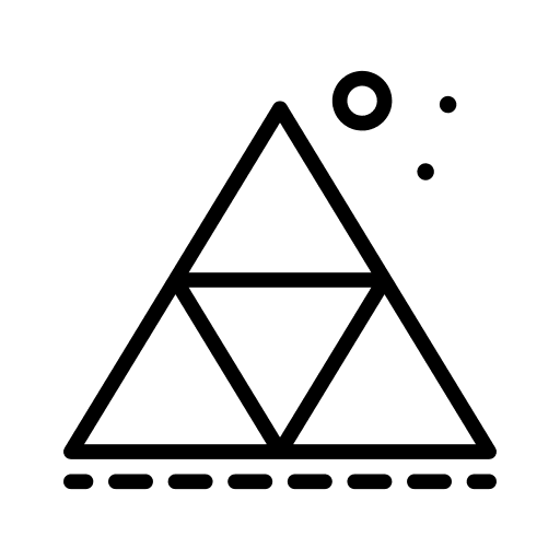 Triangles shapes shapes and symbols triangles icon