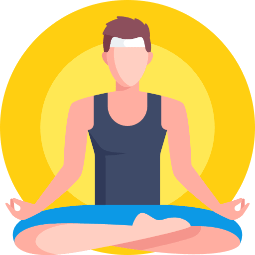 Meditation meditate people avatar icon