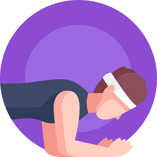 Plank yoga pose pose man icon