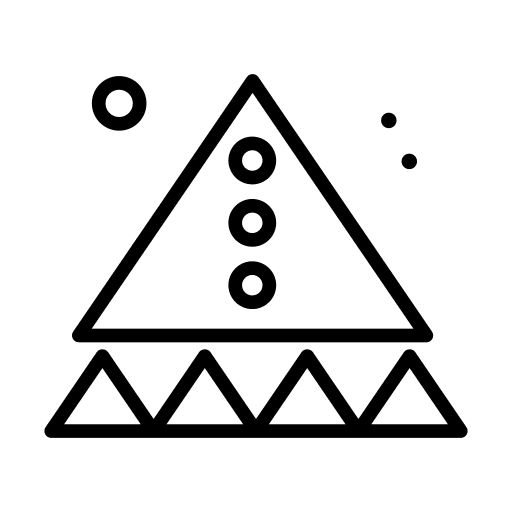 Triangles triangles shapes up arrows icon