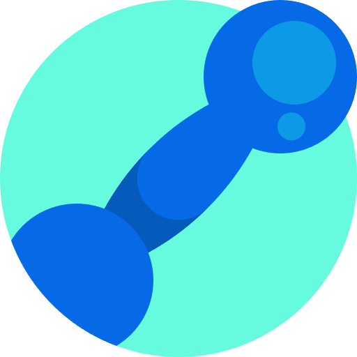 Dumbbell sports and competition dumbbell sport icon