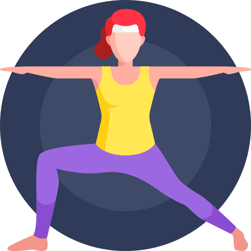 Stretching yoga meditation stretching icon