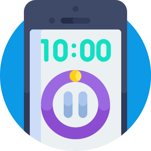 Timer timing stopwatch technology icon