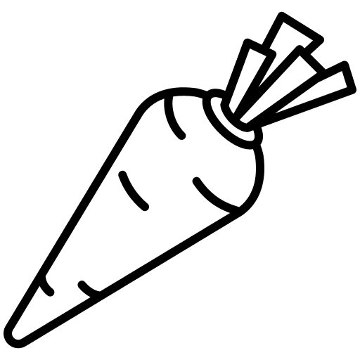 Carrot organic carrot healthy food icon