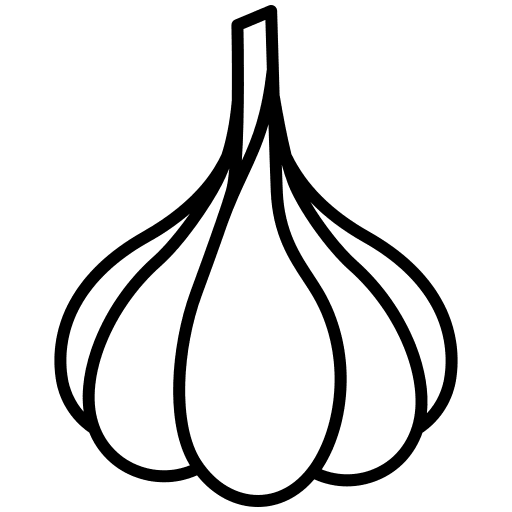 Garlic vegetable vegetarian garlic icon