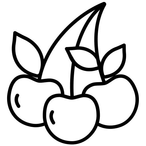 Berry farming and gardening berry fruit icon