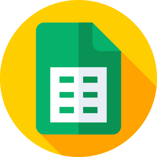 Google sheets sheets text brands and logotypes icon