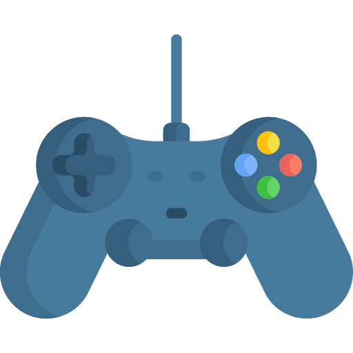 Gamepad video game joystick gamer icon Gamepad video game joystick gamer icon