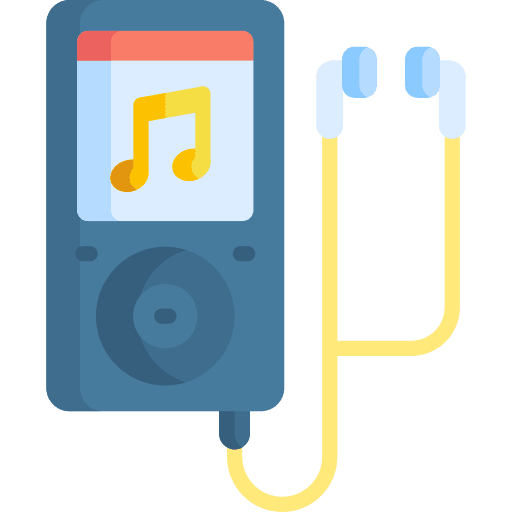 Music player hobbies and free time mp3 player technology icon Music player hobbies and free time mp3 player technology icon