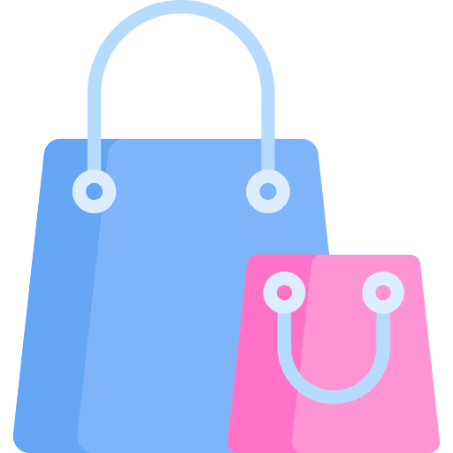Shopping bag shopper online store commerce and shopping icon Shopping bag shopper online store commerce and shopping icon