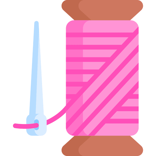 Thread fashion needles pins icon Thread fashion needles pins icon