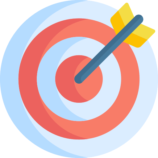 Archery arrow weapons targeting icon Archery arrow weapons targeting icon