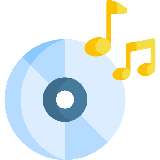 Music music dvd compact disc icon Music music dvd compact disc icon