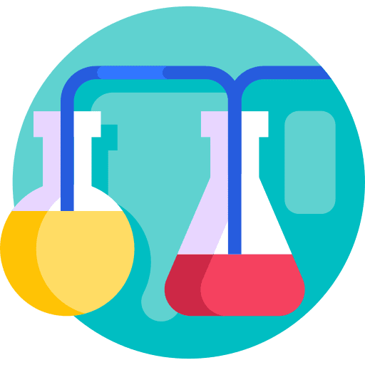 Laboratory chemicals experimentation chemistry icon