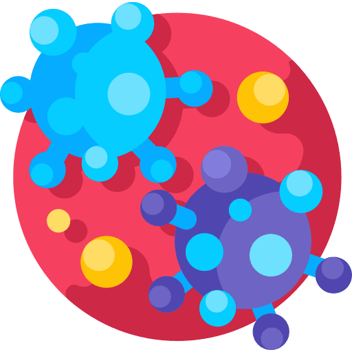 Virus healthcare and medical mold covid 19 icon