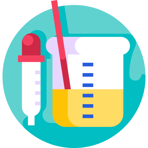 Beaker experiment lab glass icon